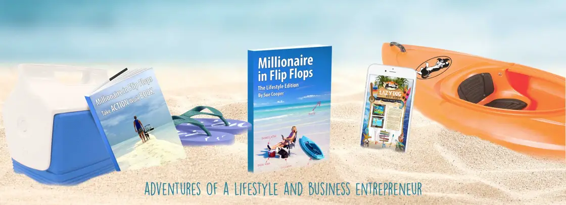 a group of people sitting at a beach